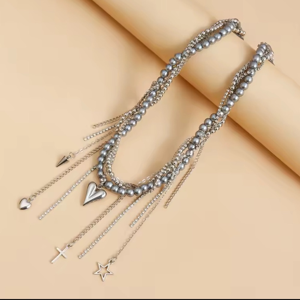 Celestara Charm Drip Choker - Picture 3 of 5